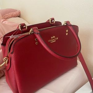 Red Coach Women Purse